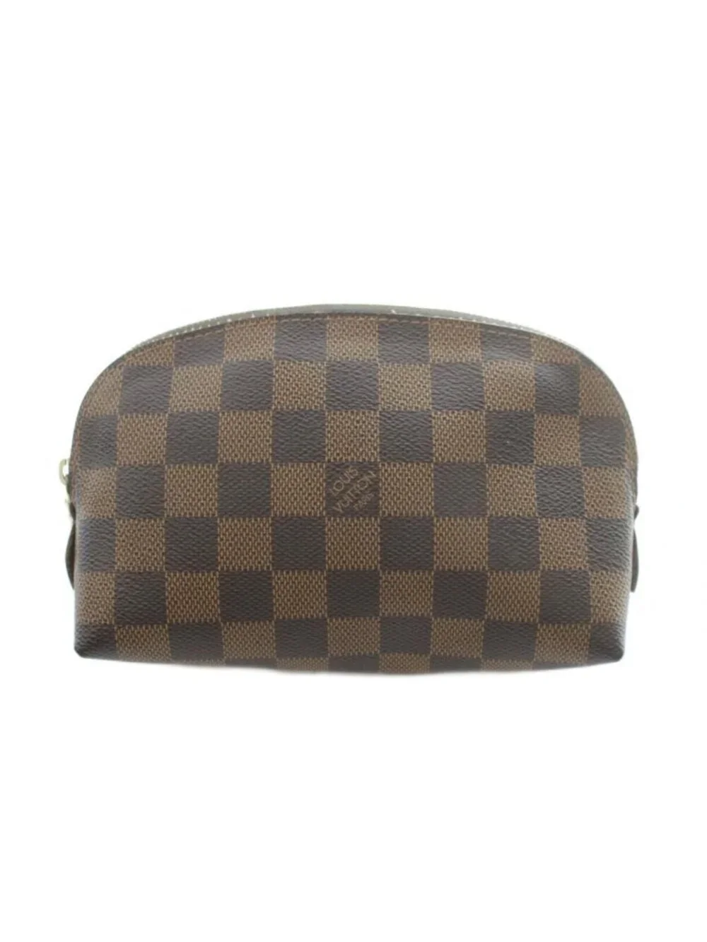 Louis Vuitton Damier Pouch Leather Brown